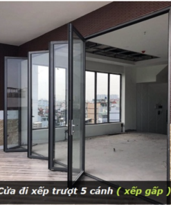 cửa đi xếp trượt 5 cánh