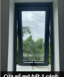 cửa nhôm xingfa 1 cánh mở hất